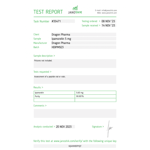 Dragon Pharma Ipamorelin 5mg 4 Dragon Pharma Ipamorelin