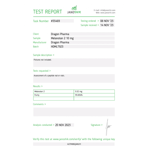 Dragon Pharma Melanotan 2 4 Dragon Pharma Melanotan 2
