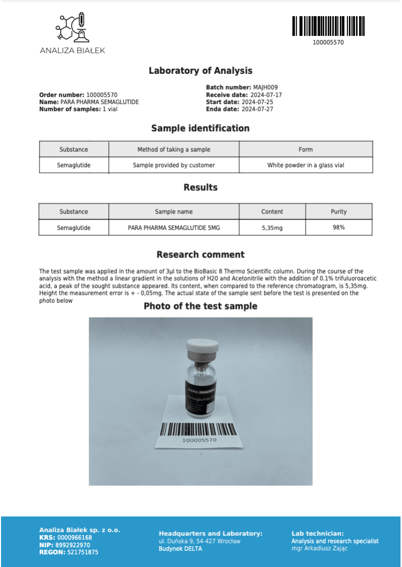 Para Pharma Semaglutide 5mg 4 Para Pharma Semaglutide 5mg