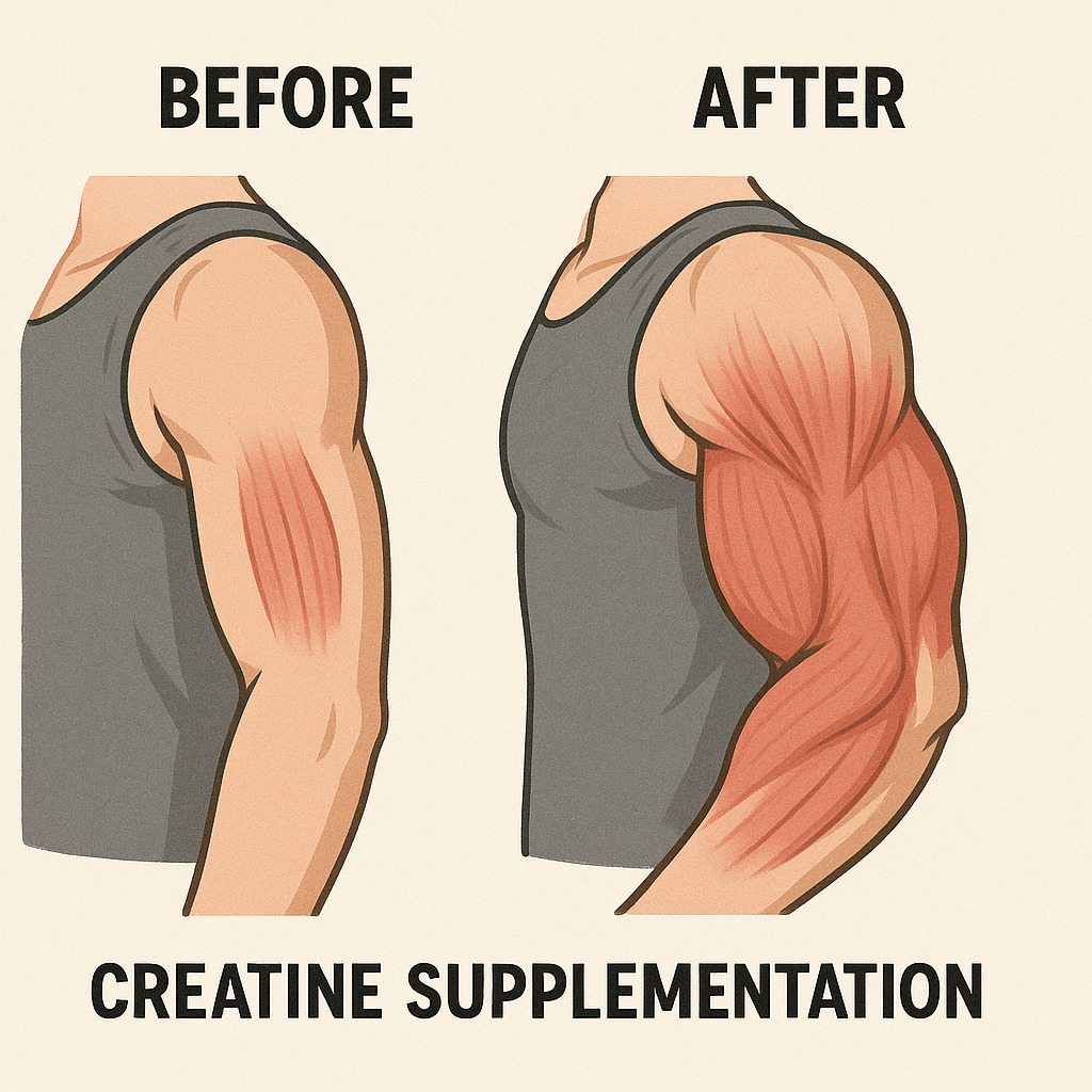 Before and After Results of Creatine