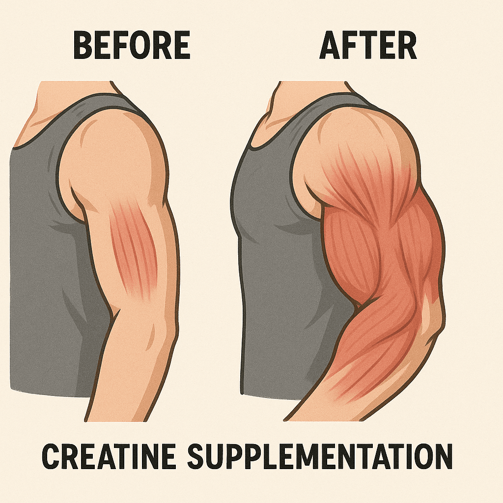 Before and After Results of Creatine