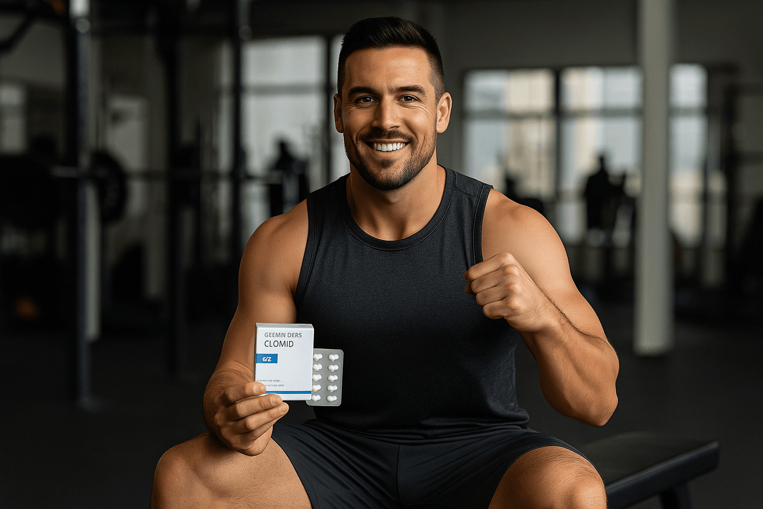 Athlete after post cycle therapy using Genshi Labs Clomid and Nolvadex